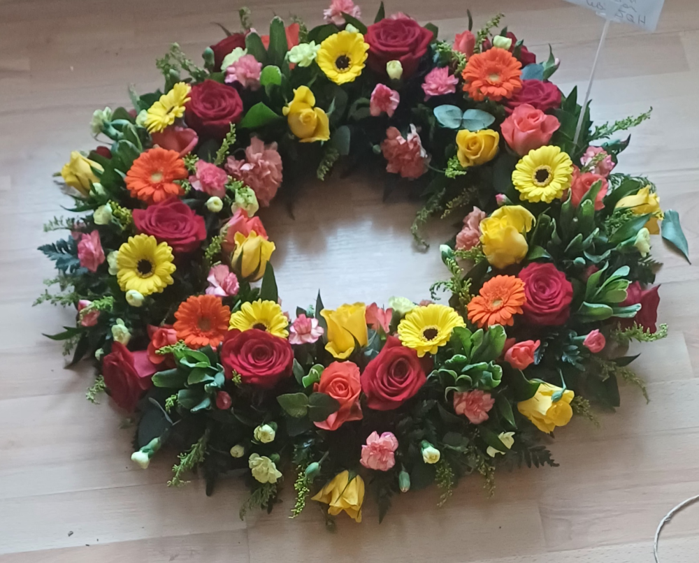 Vibrant Rainbow Posy.
