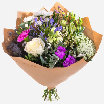 Lavender Fields - Lavender Fields features soft lilac, purple and white blooms with fresh green foliage.