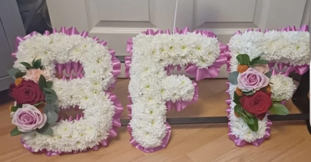 BFF Floral Funeral Letter